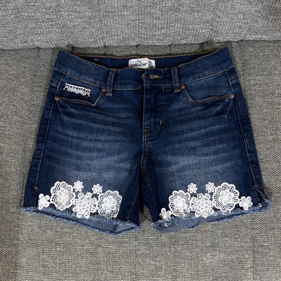 Jordache Other - Jordache Kids Denim Shorts with White Lace